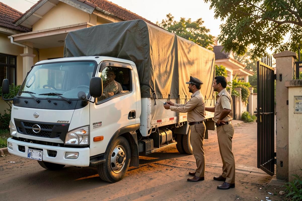 Unloading in Gurgaon by Mukesh Car Career